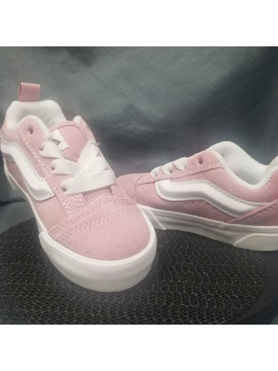 Vans Other - Vans Girls Knu School Sneakers Pink White Size 7 NEW NO BOX!